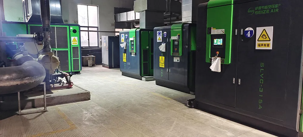 Textile Industry Pm Vsd Low Pressure Single Stage Screw Air Compressor