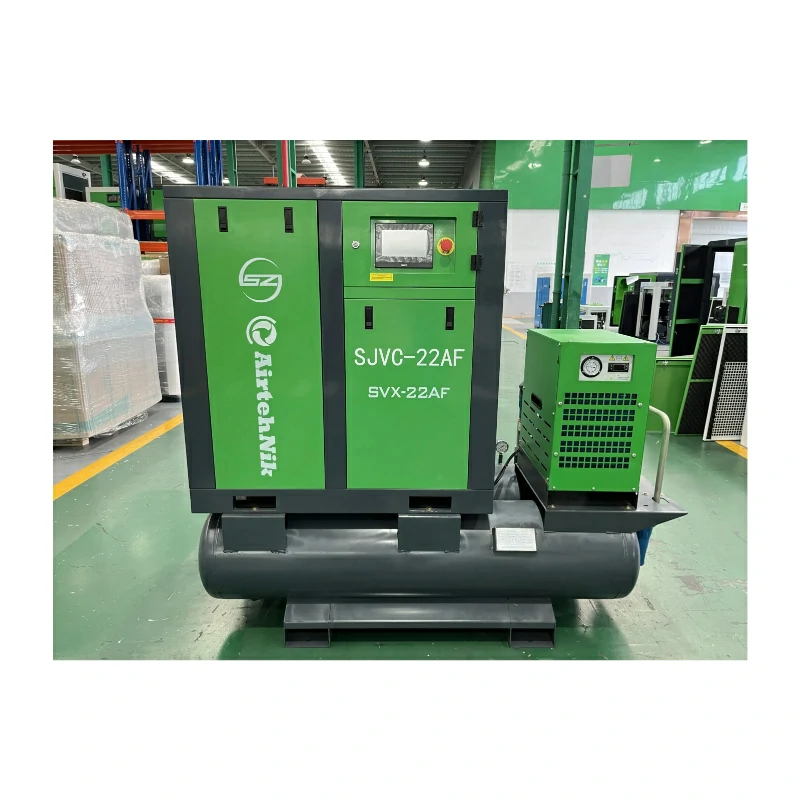 Tank တွင် All-In-One Air Compressor တပ်ဆင်ထားသည်။ Tank တွင် All-In-One Air Compressor တပ်ဆင်ထားသည်။