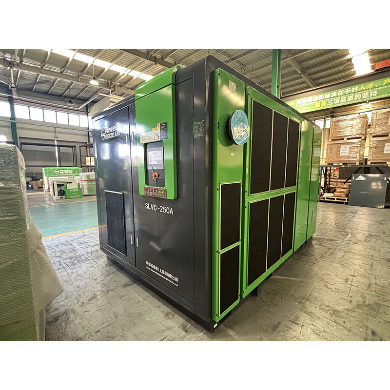 အထည်အလိပ်လုပ်ငန်း PM VSD Low Pressure Single-Stage Screw Air Compressor အထည်အလိပ်လုပ်ငန်း PM VSD Low Pressure Single-Stage Screw Air Compressor